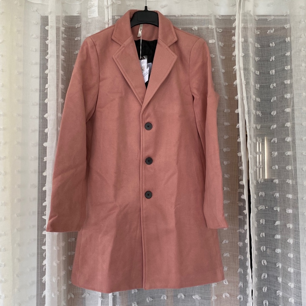 ♥️Muted pink mix wool coat♥️